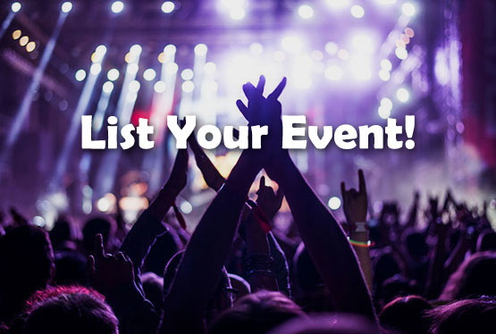 List your event!