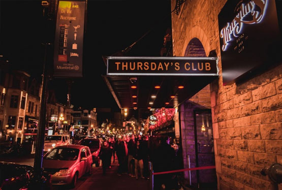 Thursday's Bistro Bar Club Montreal