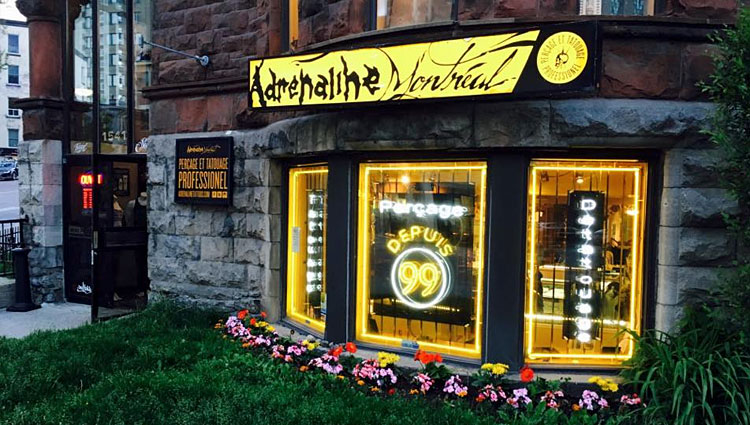 Adrenaline Tattoos & Body Piercing in Montreal
